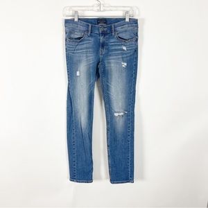 Banana Republic Girlfriend Women’s Blue Denim Low Rise Jeans Size 25